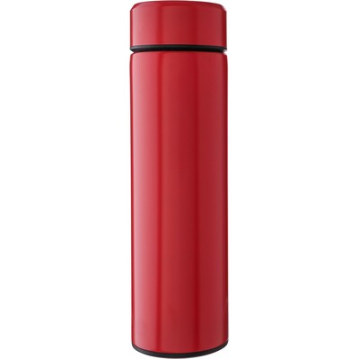 Thermos with strainer for laser engraving
